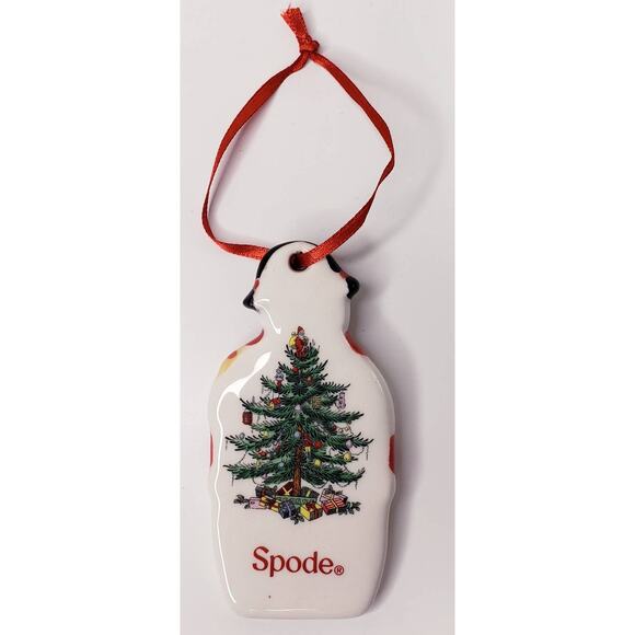 NIOB SPODE Christmas Tree MR SNOWMAN ORNAMENT - Picture 4 of 5